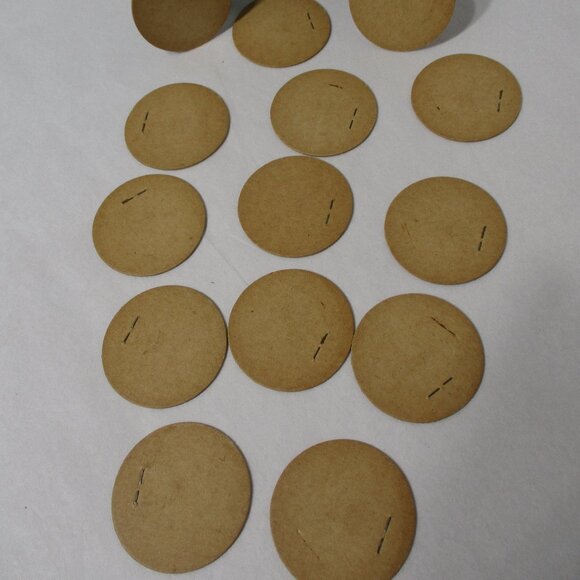 Lot of 14 Vintage Opekasit Farms Glendale Ohio Cardboard Milk Bottle Caps Lids - Picture 3 of 3
